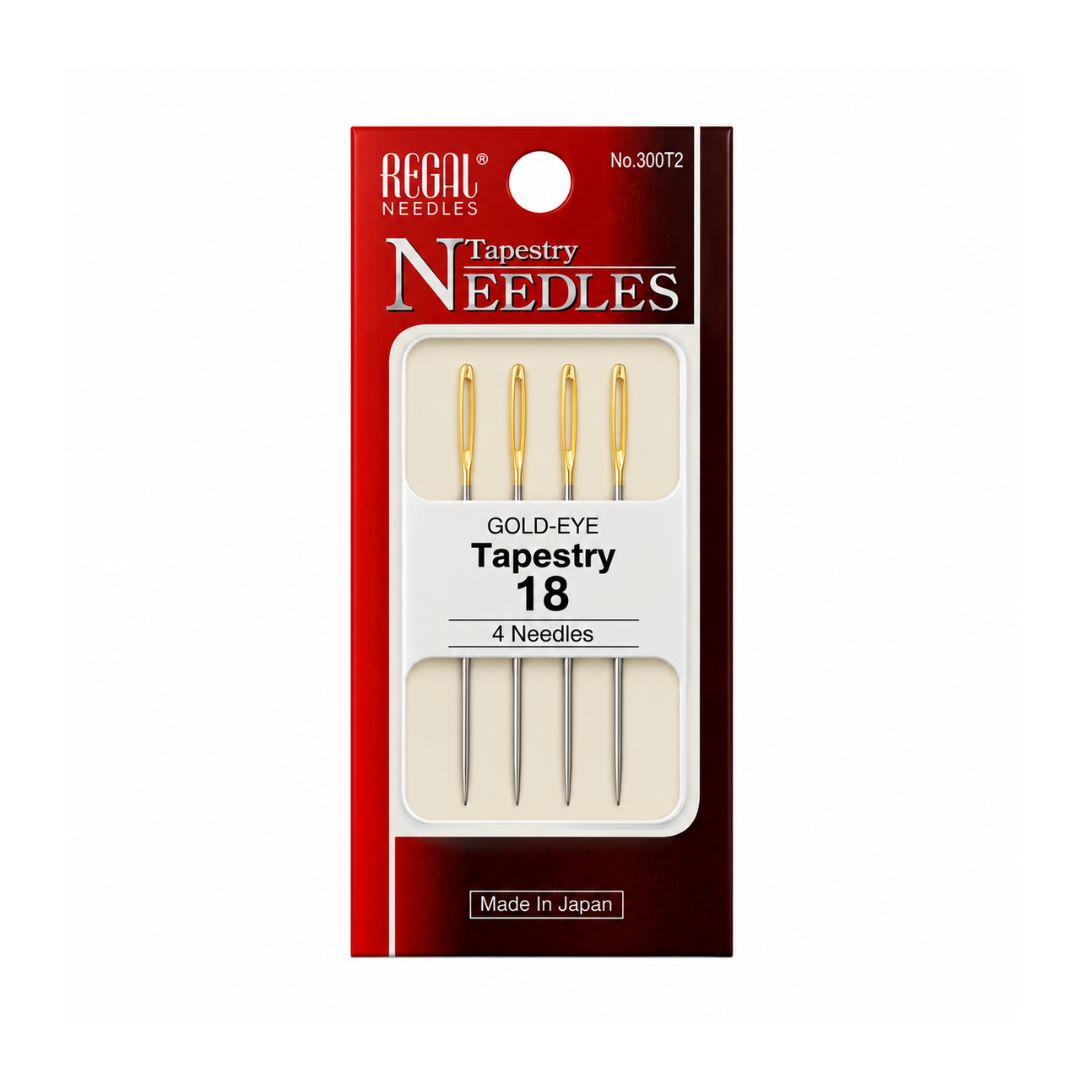 Regal Tapestry Gold-Eye Needles (18)