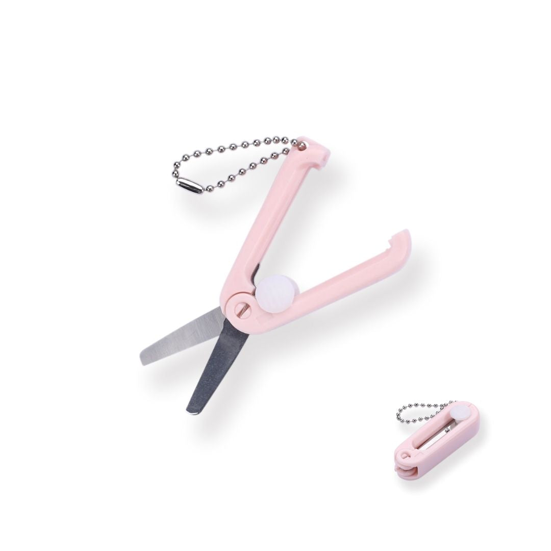 Handmayk Mini Retractable Travel Scissor (Pink)