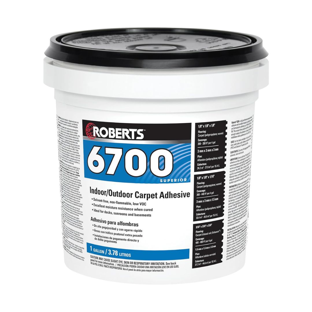 Roberts 6700 Indoor/Outdoor Carpet Adhesive (Dry)