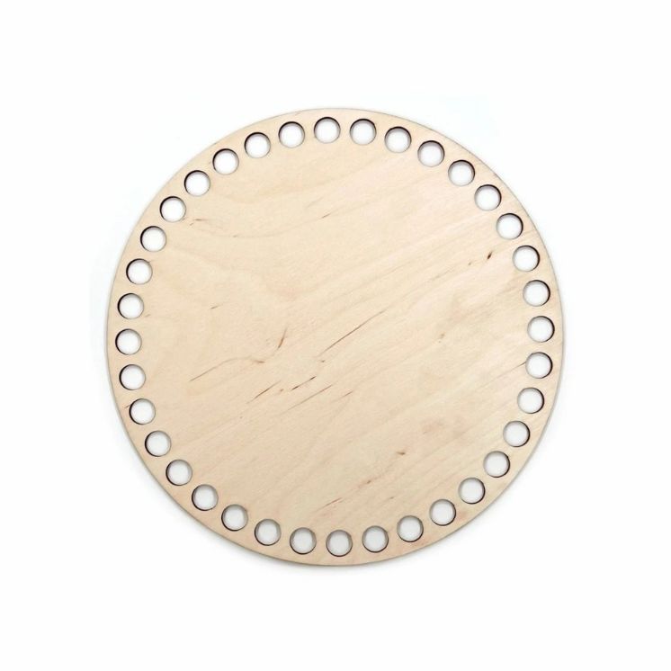 Handmayk Crochet Wood Base (Plain)