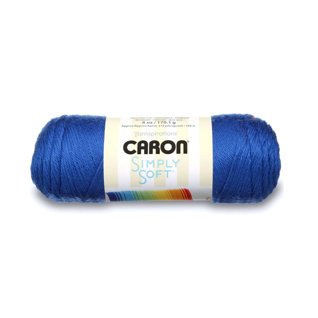 Caron Simply Soft Yarn (Royal Blue)