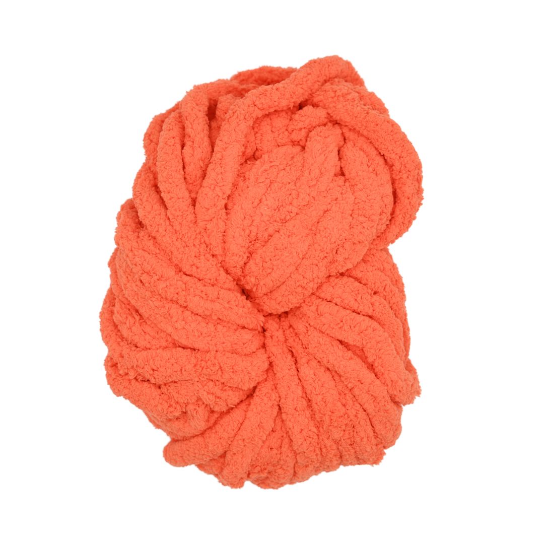 Handmayk Mega Chunky Chenille Yarn (250g) (Orange)