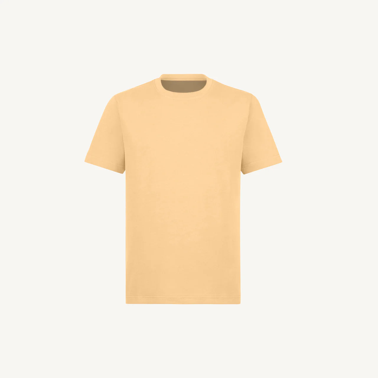 Handmayk Luxury Regular Fit with Crew Neck T-Shirt for Adults (Sand)