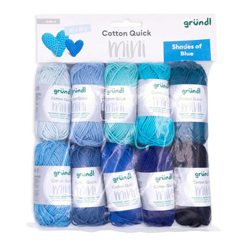 Gründl Cotton Quick Mini Colour Pack (Shades of Blue)