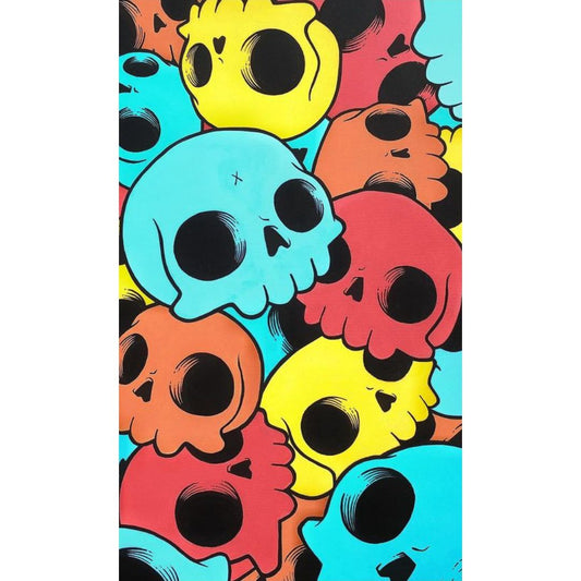 Hand Tufted Rug - Skull