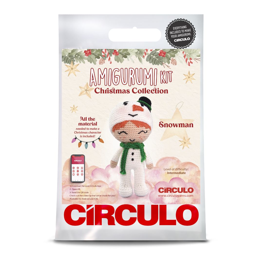 Circulo Amigurumi Kit - Christmas Collection (Snowman)