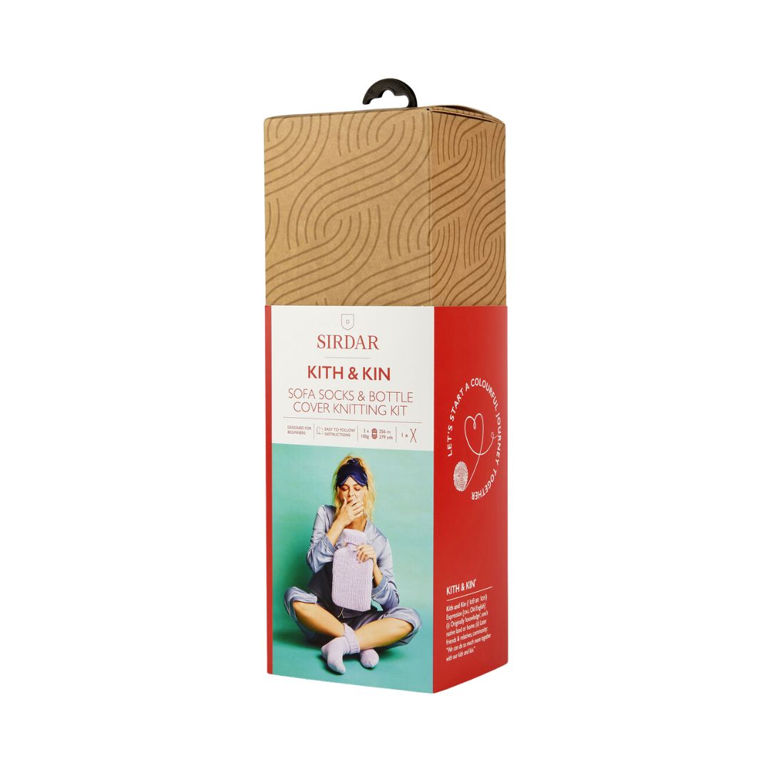 Sirdar Knitting Kit - Kith & Kin (Sofa Socks & Bottle Cover)