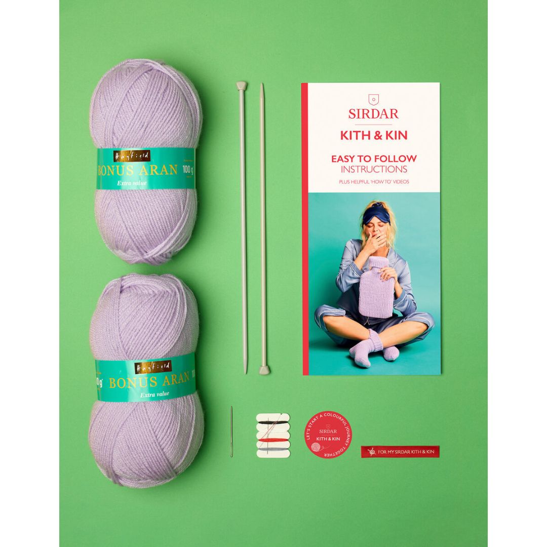Sirdar Knitting Kit - Kith & Kin (Sofa Socks & Bottle Cover)