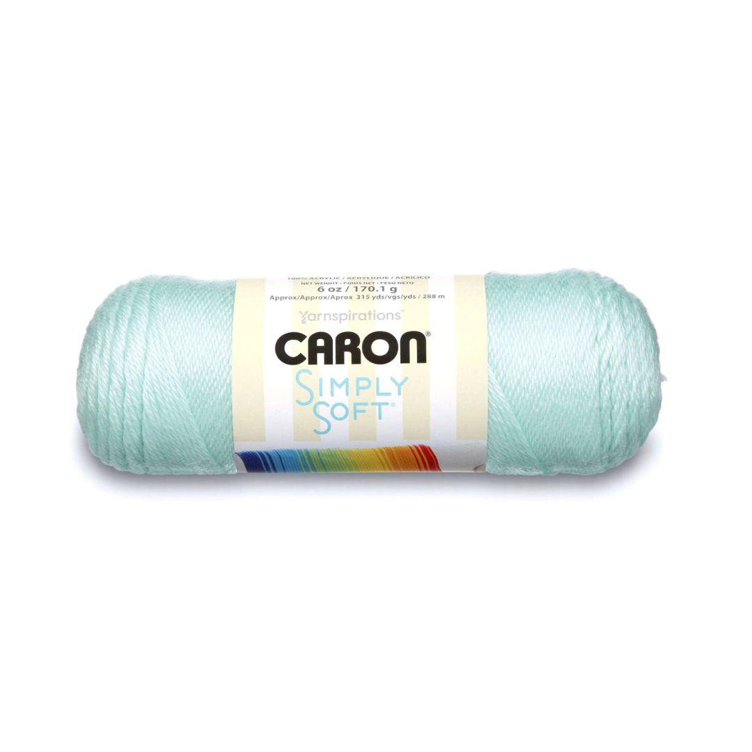 Caron Simply Soft Yarn (Soft Green)