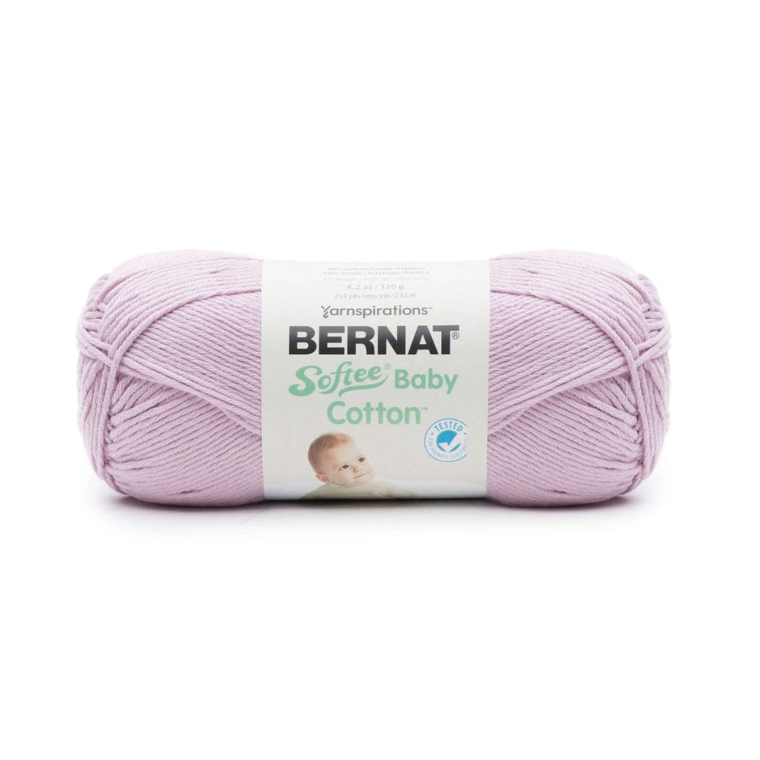 Bernat Softee Baby Cotton Yarn (Soft Plum)