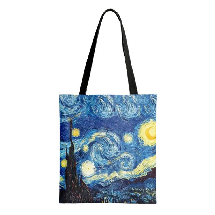 Handmayk Art Tote Bag (The Starry Night)