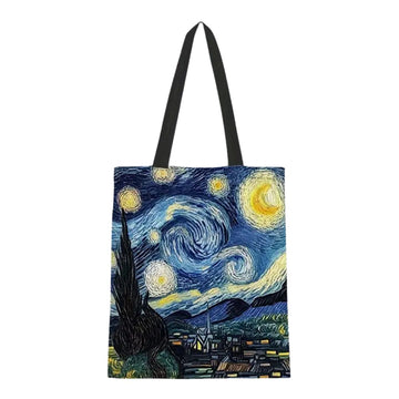 Handmayk Art Tote Bag (The Starry Night)