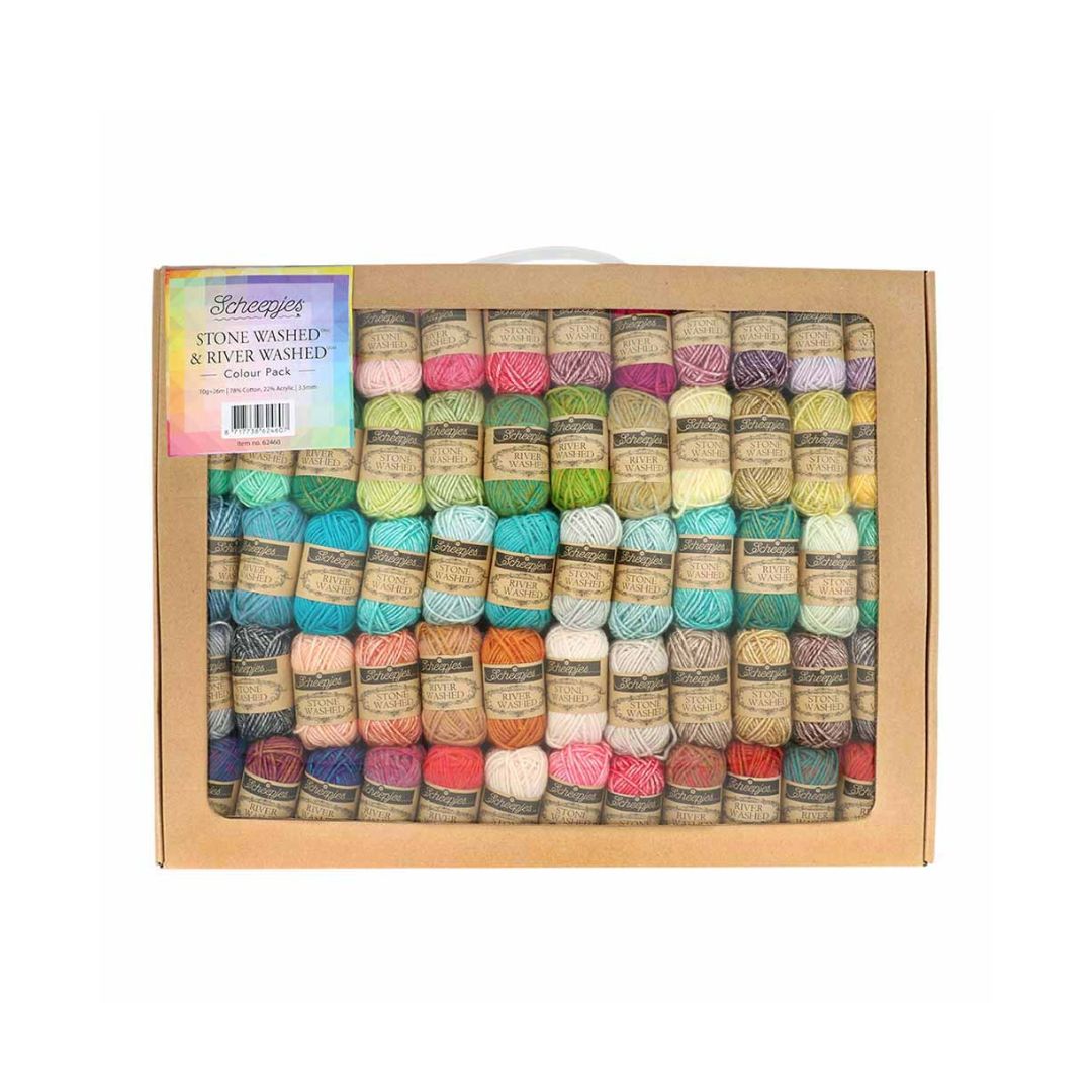 Scheepjes Stone Washed / River Washed Colour Pack