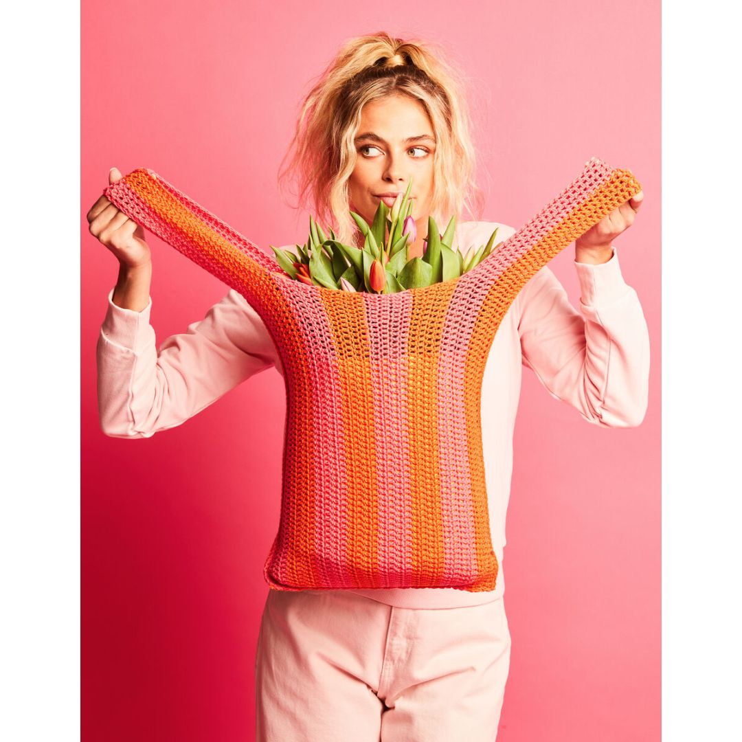 Sirdar Crochet Kit - Kith & Kin (Stripey Shopper)