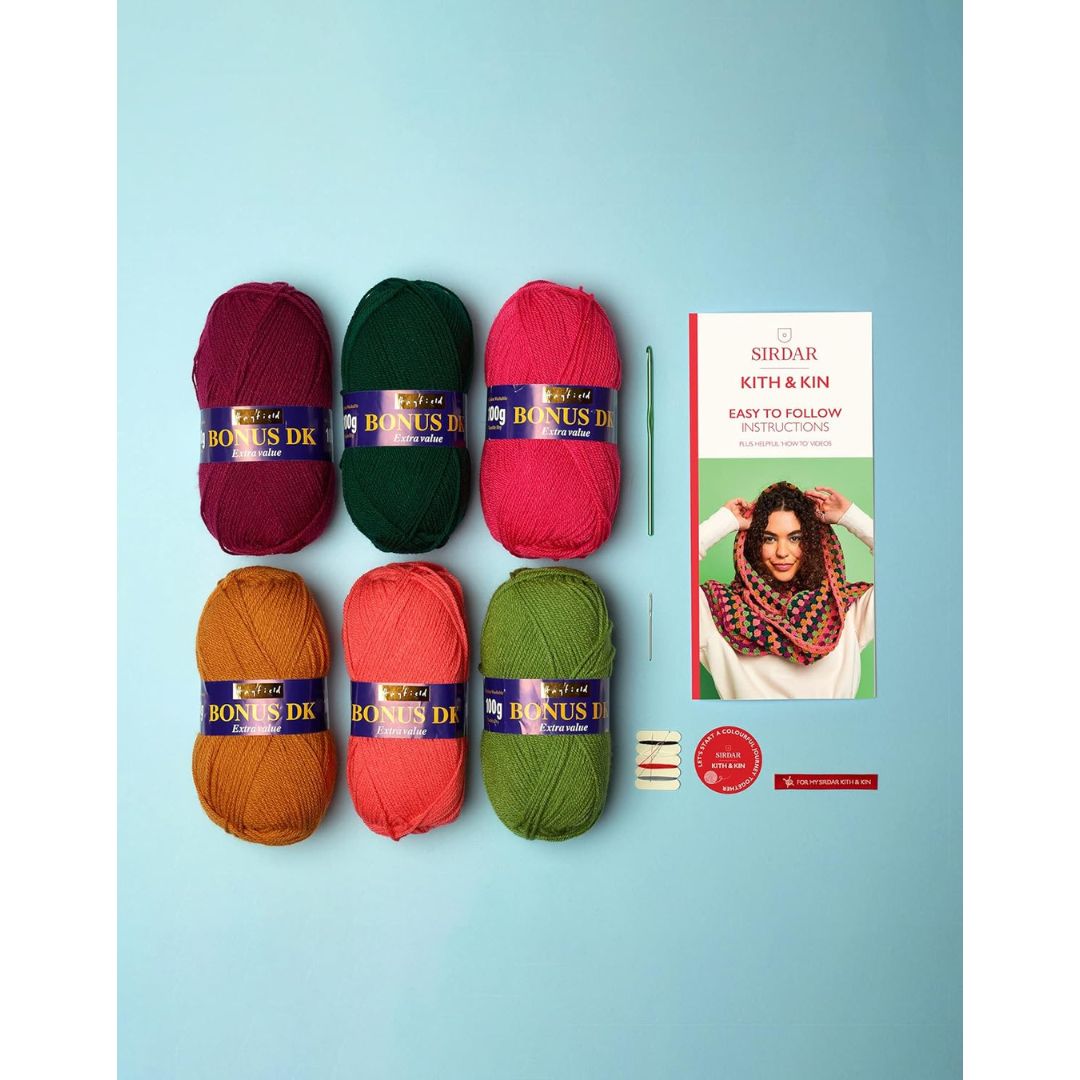 Sirdar Crochet Kit - Kith & Kin (Supersize Cowl)