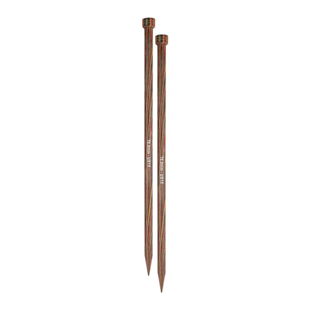 KnitPro Symfonie Birch Single Point Knitting Needles (10mm)