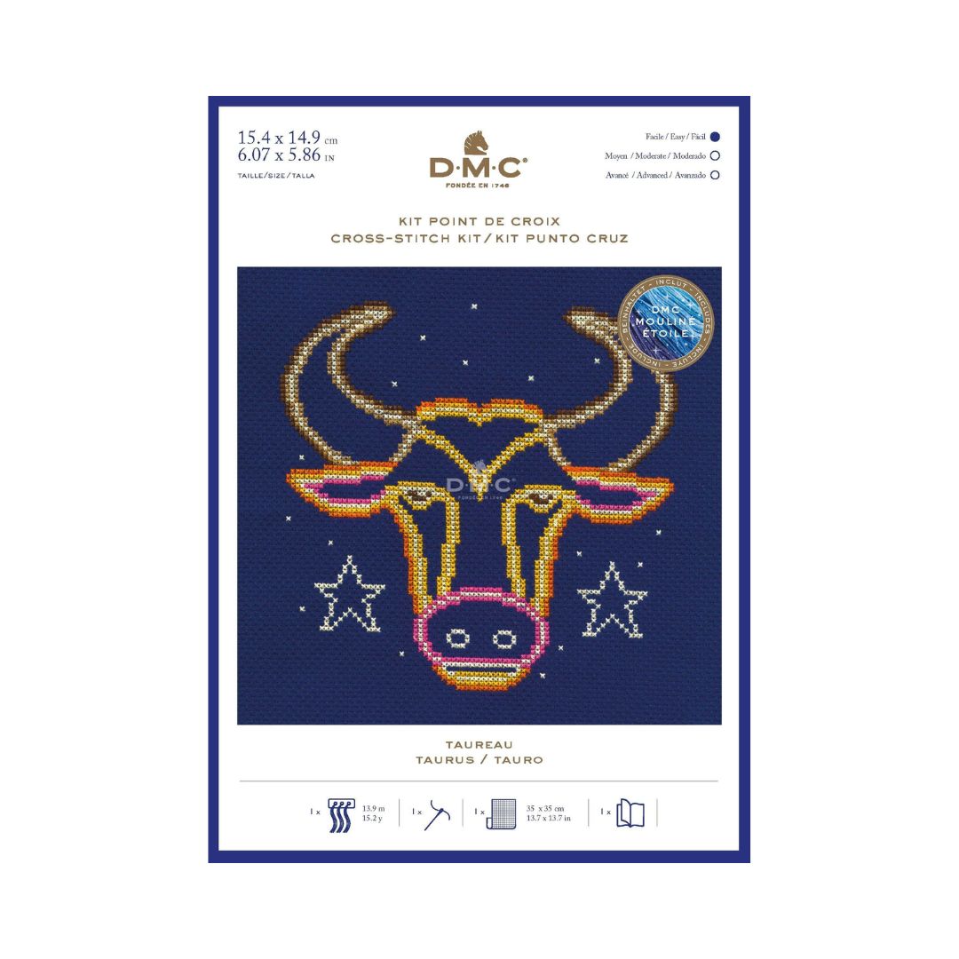 DMC Cross Stitch Kit - Star Signs (Taurus)