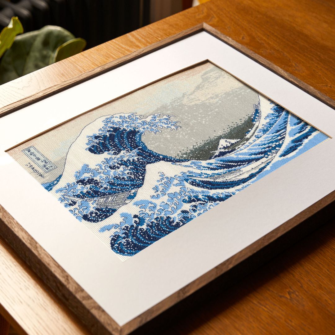 DMC Cross Stitch Kit - The British Museum (The Great Wave)