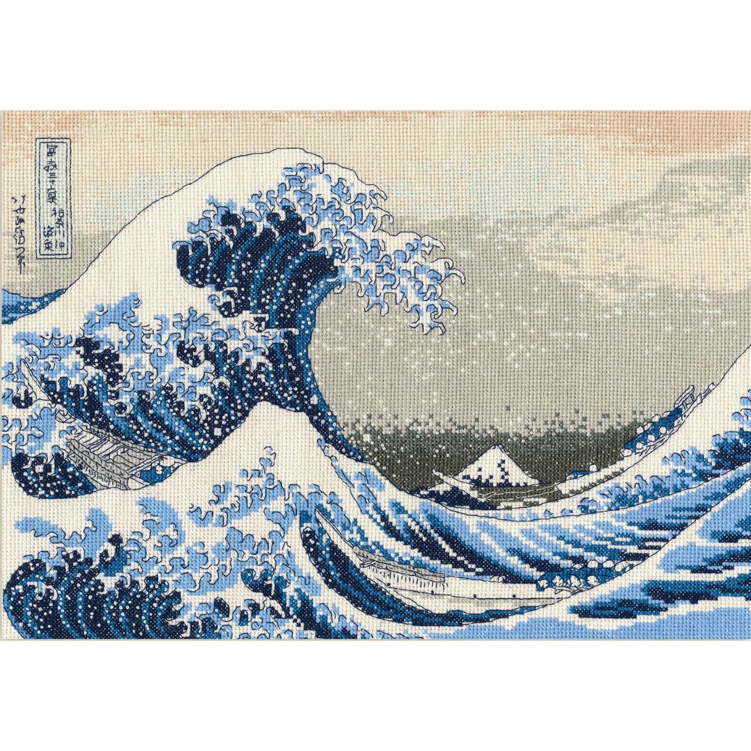 DMC Cross Stitch Kit - The British Museum (The Great Wave)