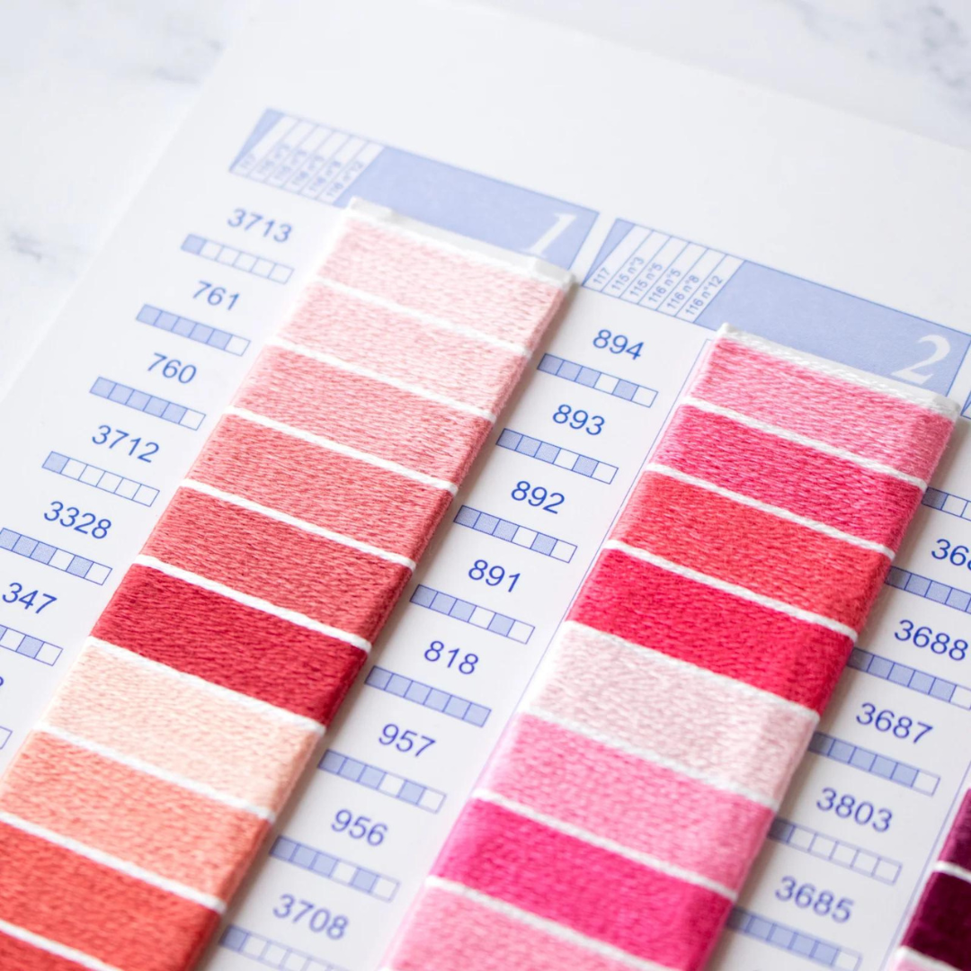 DMC Embroidery Thread Colour Card