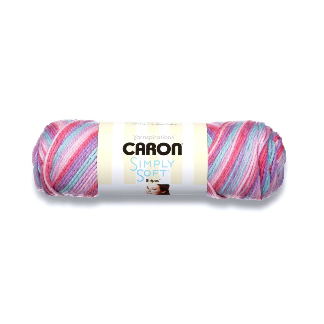 Caron Simply Soft Stripes Yarn (Times Square)