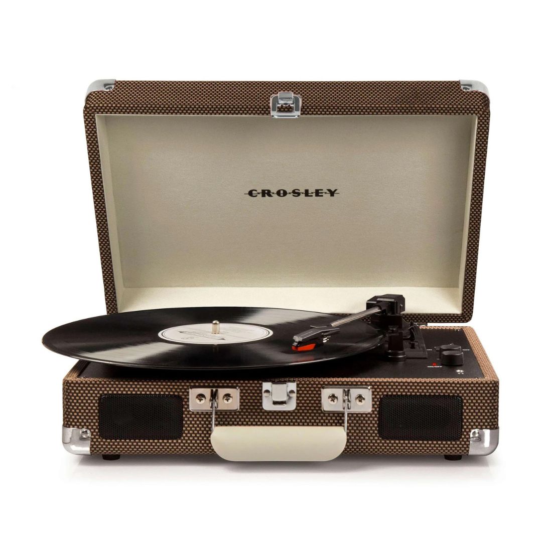 Crosley Cruiser Plus Portable Vinyl Record Player with Bluetooth In/Out