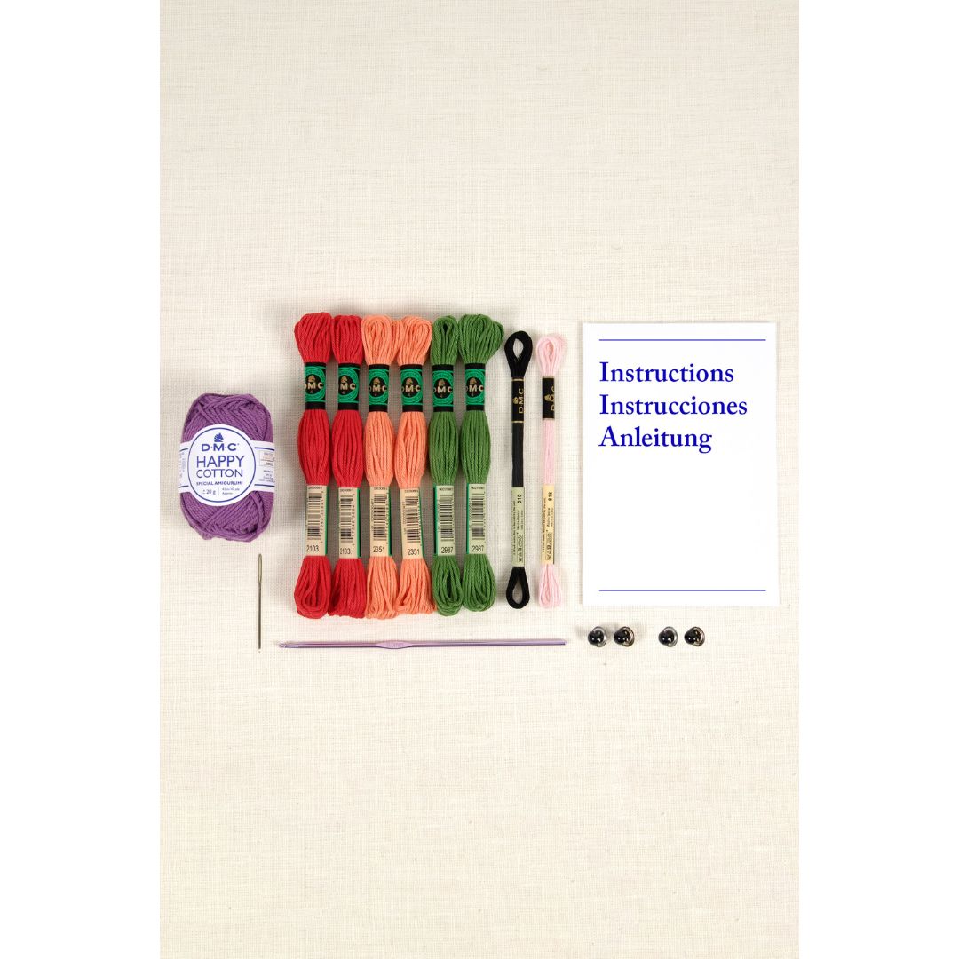 DMC Amigurumi Kit - Mindful Living (Veggie Pals by Nuria Picos)