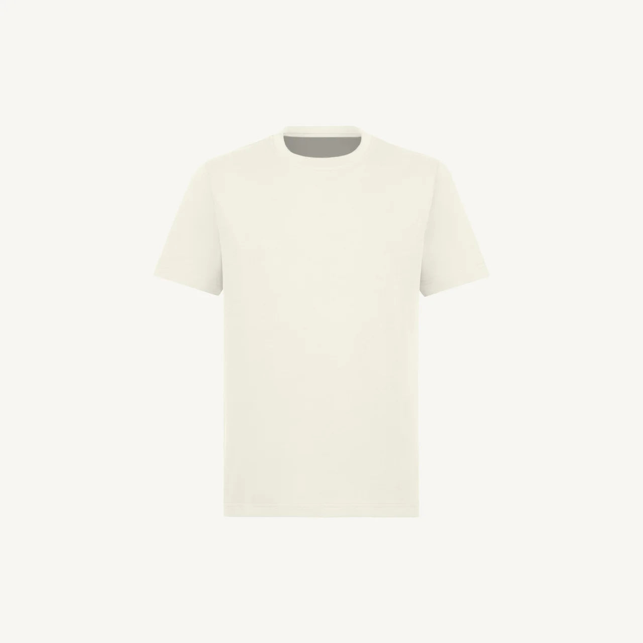 Handmayk Luxury Regular Fit with Crew Neck T-Shirt for Adults (Vintage White)
