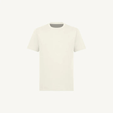 Handmayk Luxury Regular Fit with Crew Neck T-Shirt for Adults (Vintage White)