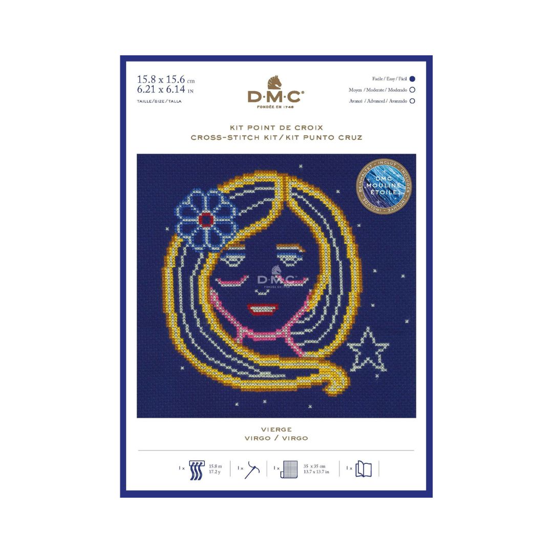 DMC Cross Stitch Kit - Star Signs (Virgo)