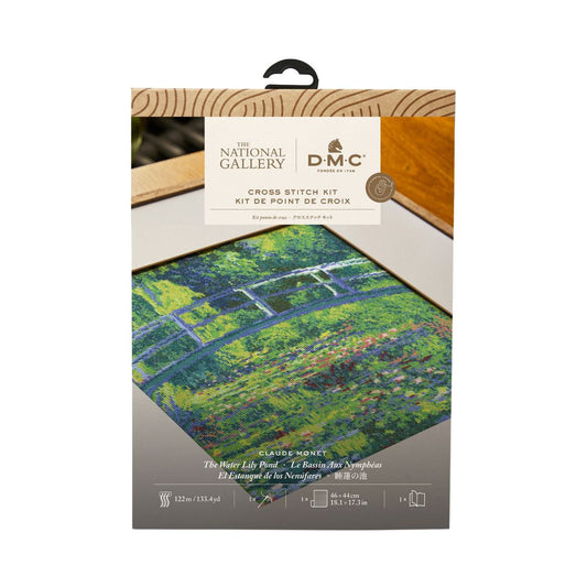 DMC Cross Stitch Kit - The National Gallery (The Water-Lily Pond)