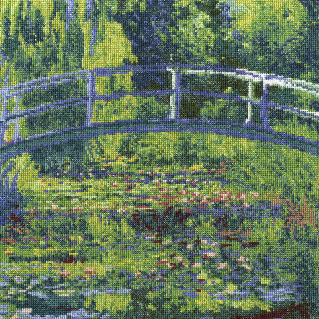 DMC Cross Stitch Kit - The National Gallery (The Water-Lily Pond)