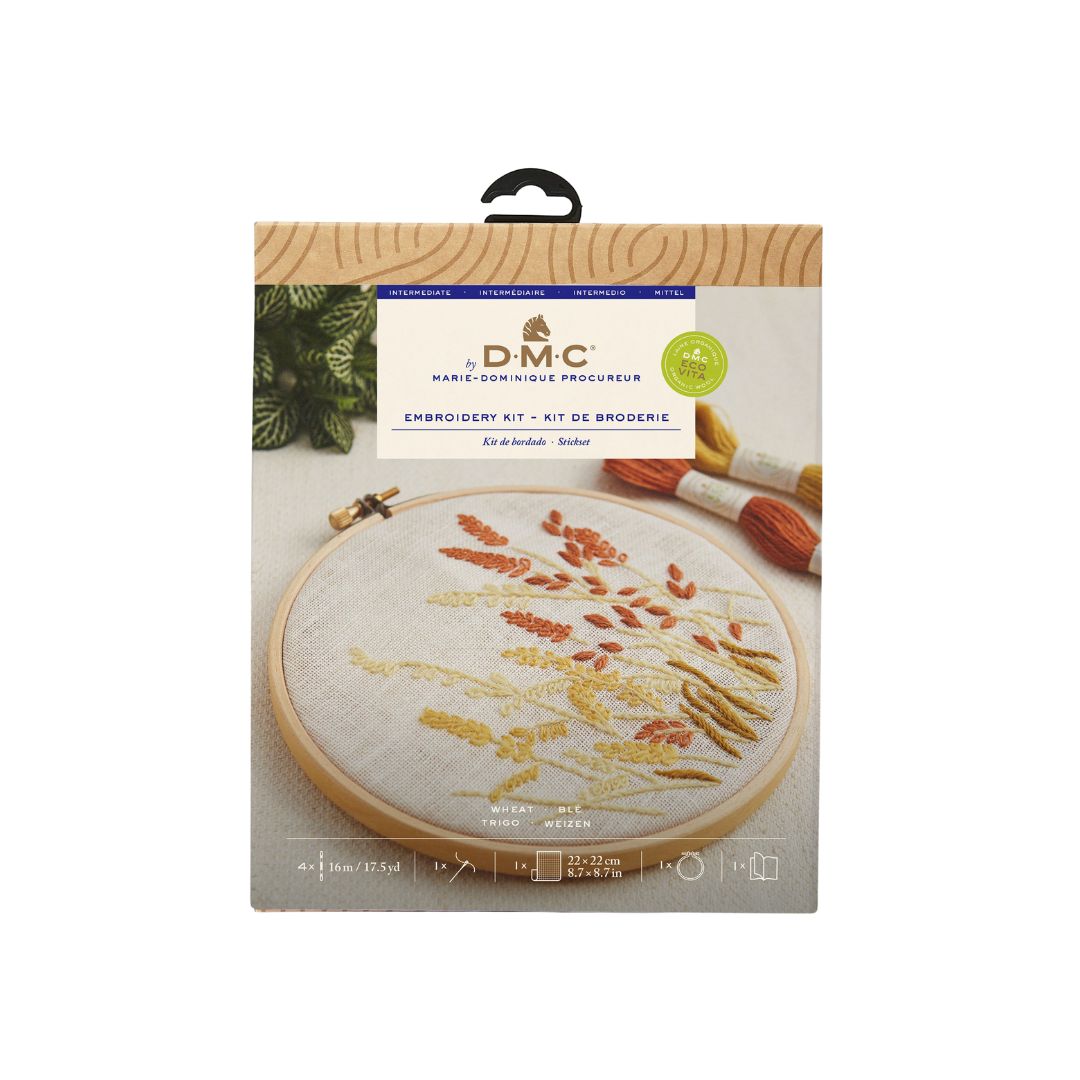 DMC Embroidery Kit - The Designer Collection (Wheat by Marie-Dominique Procureur)