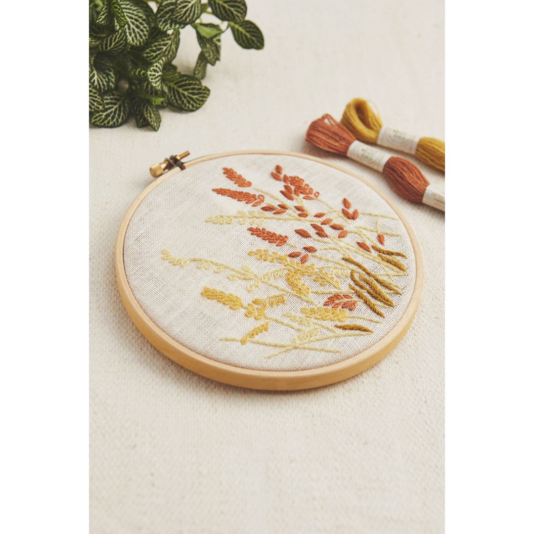 DMC Embroidery Kit - The Designer Collection (Wheat by Marie-Dominique Procureur)