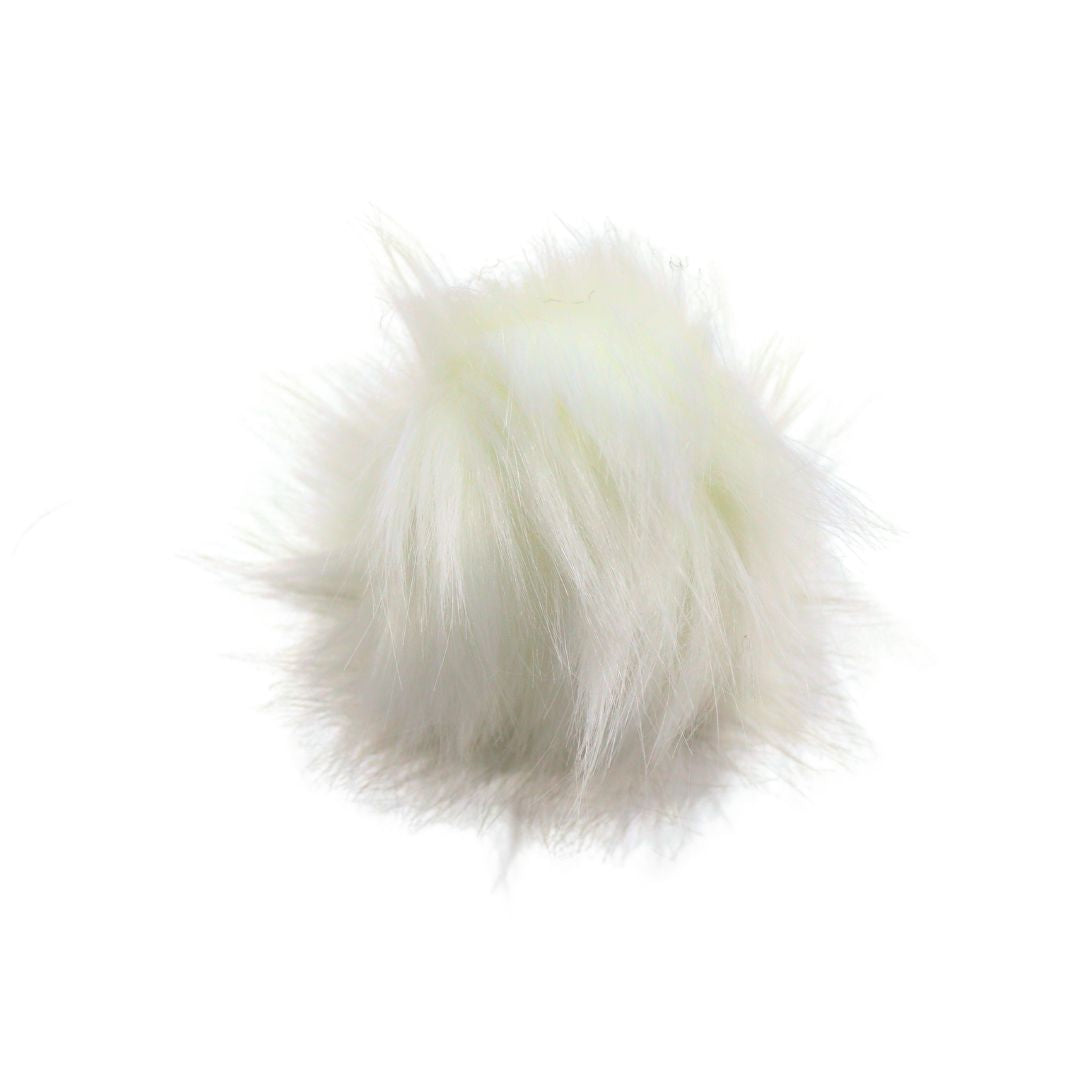 Handmayk Faux Fur Pompom (White)