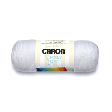 Caron Simply Soft Yarn (White)