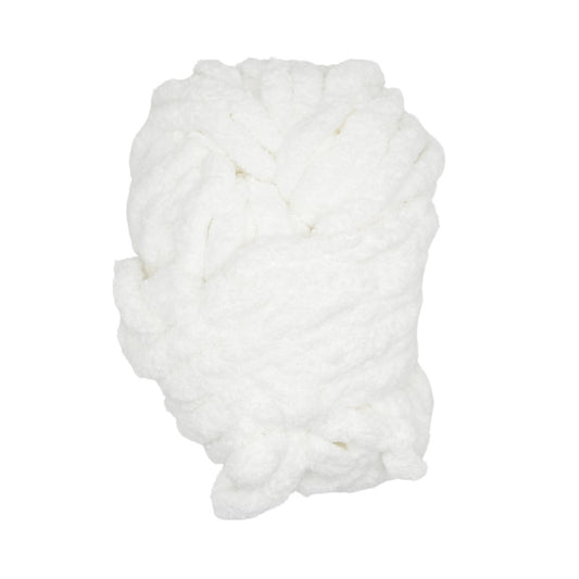 Handmayk Mega Chunky Chenille Yarn (250g) (White)