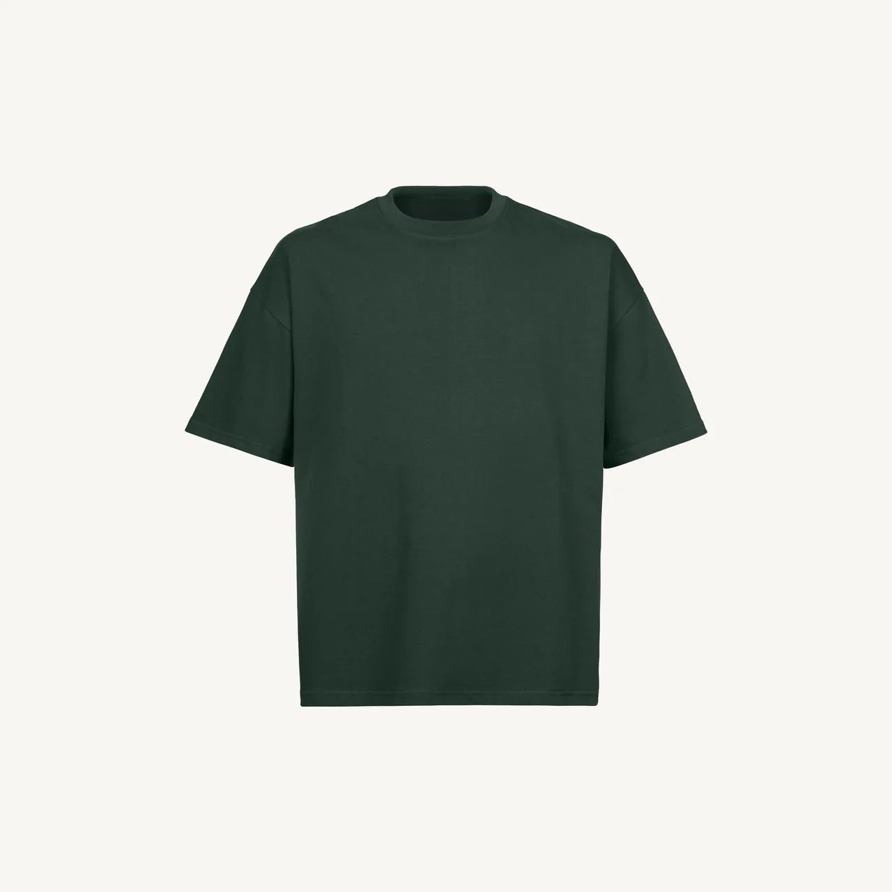 Handmayk Luxury Oversized Boxy Fit with Crew Neck T-Shirt for Adults (Wild Green)