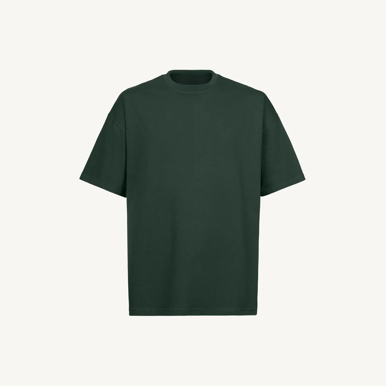 Handmayk Luxury Oversized Fit with Crew Neck T-Shirt for Adults (Wild Green)