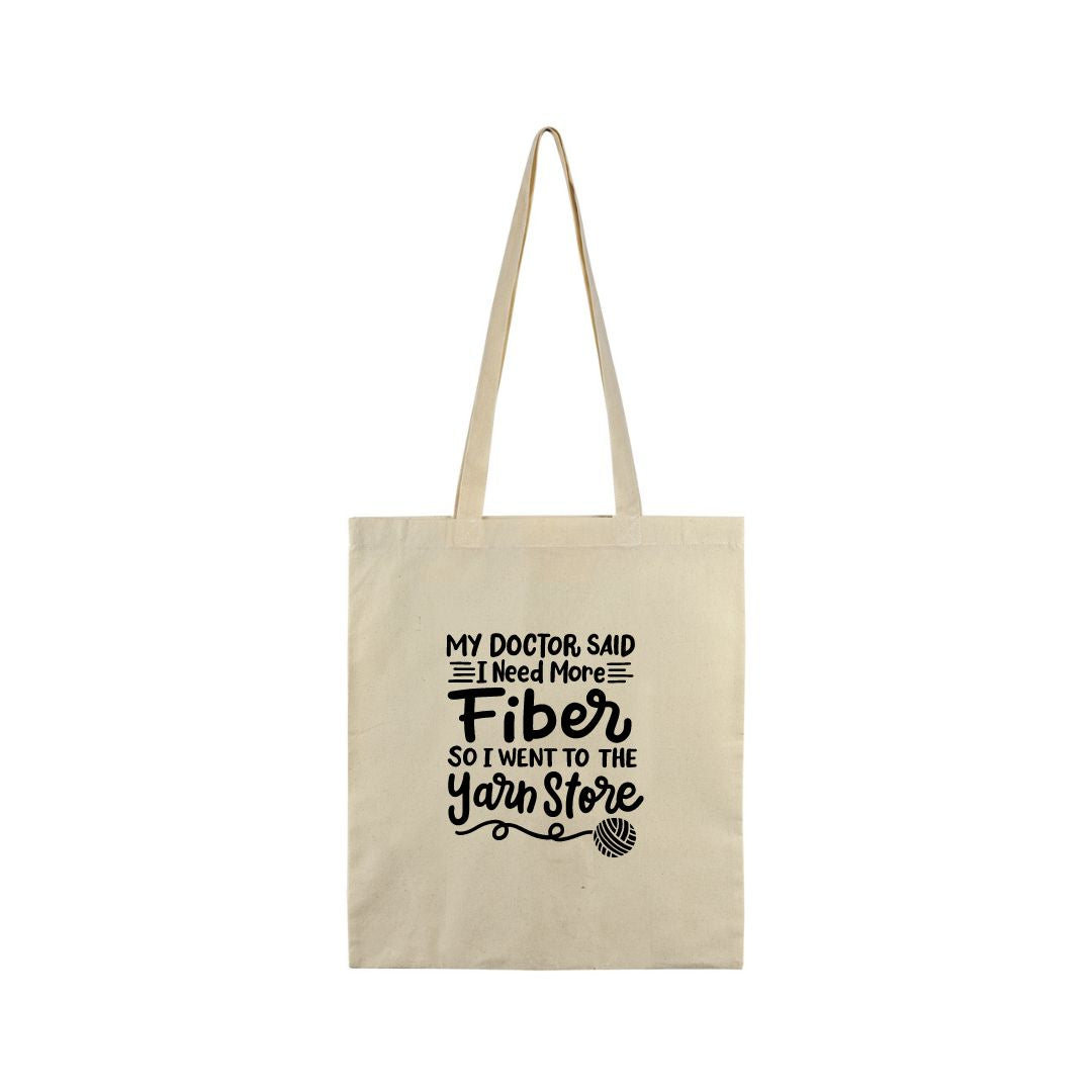 Handmayk Basic Eco-Friendly Cotton Tote Bag (My Doctor Said)