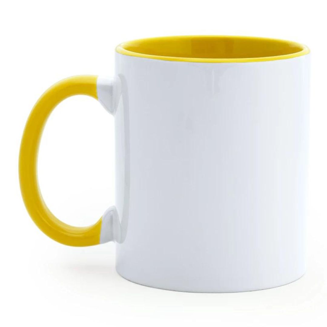 Handmayk Sublimation Ceramic Mug (Yellow)