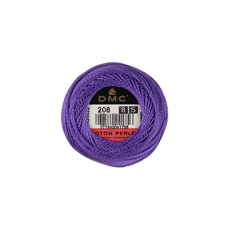 DMC Coton Perlé 8 Embroidery Thread (The Purple Shades) (208)