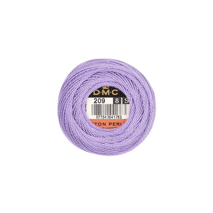 DMC Coton Perlé 8 Embroidery Thread (The Purple Shades) (209)