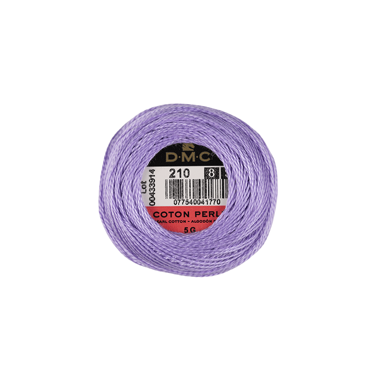 DMC Coton Perlé 8 Embroidery Thread (The Purple Shades) (210)