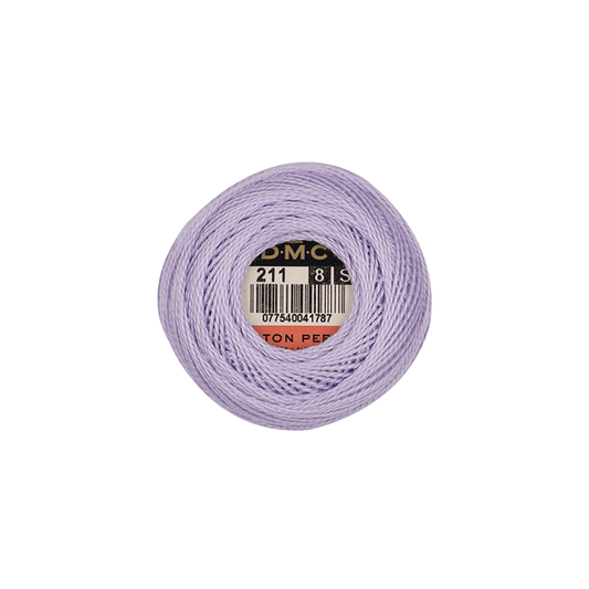 DMC Coton Perlé 8 Embroidery Thread (The Purple Shades) (211)