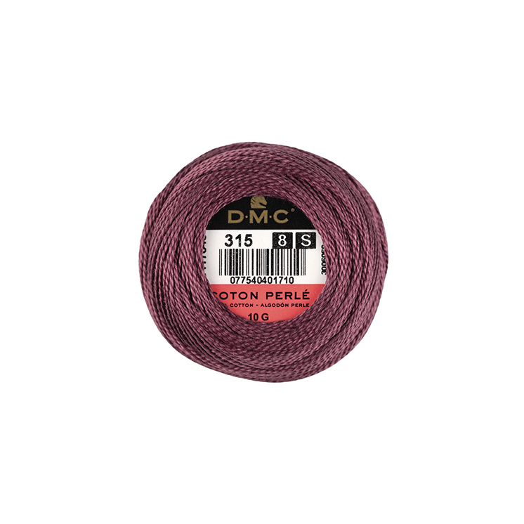 DMC Coton Perlé 8 Embroidery Thread (The Purple Shades) (315)