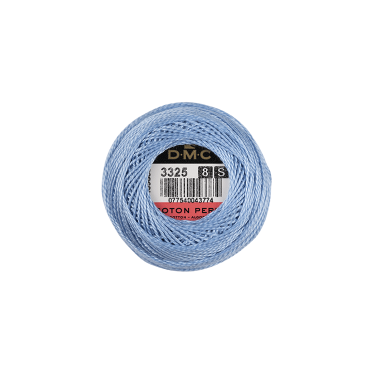 DMC Coton Perlé 8 Embroidery Thread (The Blue Shades) (3325)