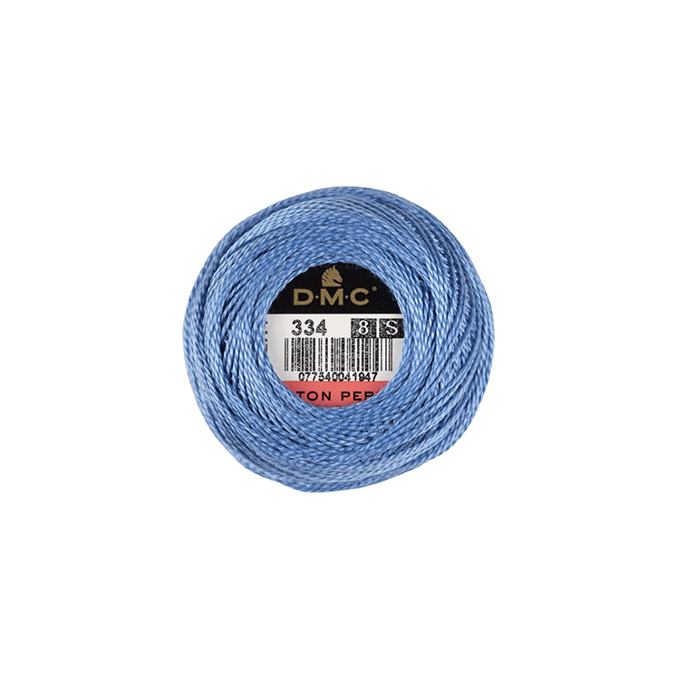 DMC Coton Perlé 8 Embroidery Thread (The Blue Shades) (334)