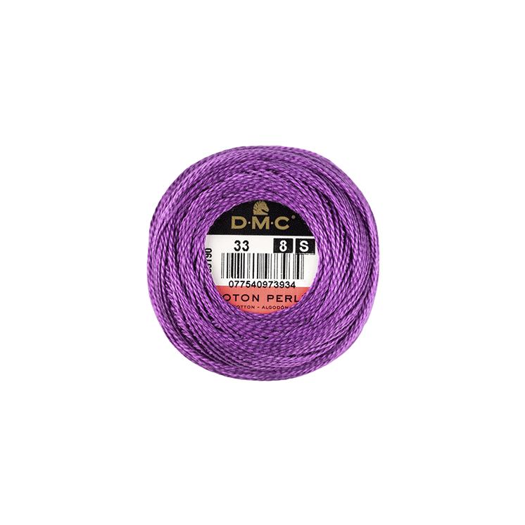 DMC Coton Perlé 8 Embroidery Thread (The Purple Shades) (33)