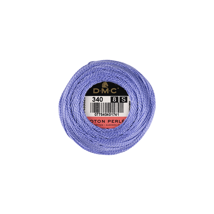 DMC Coton Perlé 8 Embroidery Thread (The Purple Shades) (340)
